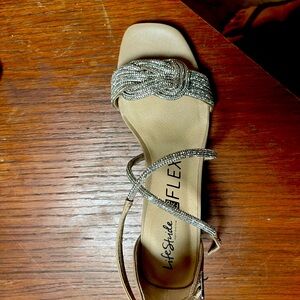 Lifestride Women's Captivate Strappy Block Heel Dress Sandals